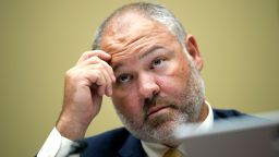 Supervisory IRS Special Agent Gary Shapley testifies during a House Oversight Committee hearing related to the Justice Department's investigation of Hunter Biden, on Capitol Hill July 19, 2023 in Washington, DC.