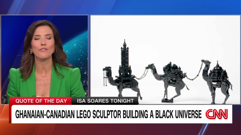 Ghanaian-Canadian Lego sculptor building a black universe | CNN