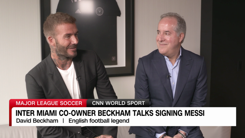 Inter Miami co-owner David Beckham talks signing Messi | CNN