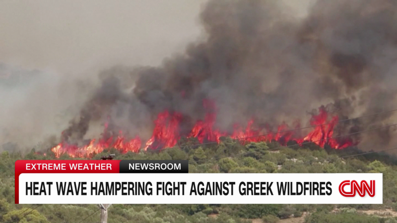 Firefighters from across Europe battle wildfires in Greece | CNN