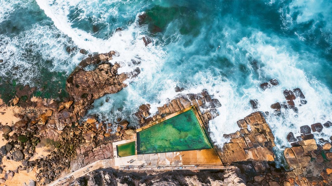 The Avalon Rock Pool in New South Wales, Australia, was built in 1921. Scroll through the gallery to see more images from Chris Romer-Lee's new book "Sea Pools: 66 Saltwater Sanctuaries From Around the World."