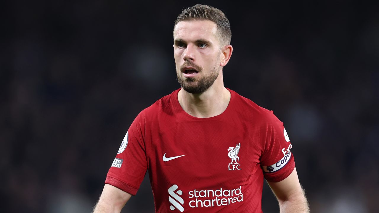 Jordan Henderson of Liverpool during the Premier League match between Chelsea FC and Liverpool FC at Stamford Bridge on April 4, 2023 in London, United Kingdom.