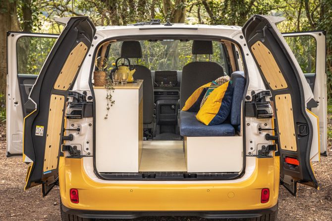 <strong>Wild Drives:</strong> Founded in early 2022, UK-based Wild Drives offers two upscale, fully converted electric camper vans for outings in the English countryside.
