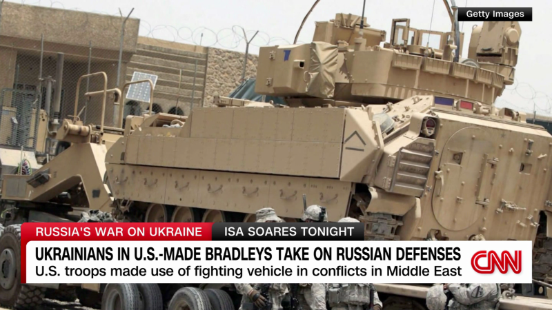 Ukrainian troops receive U.S. armored Bradley fighting vehicles | CNN