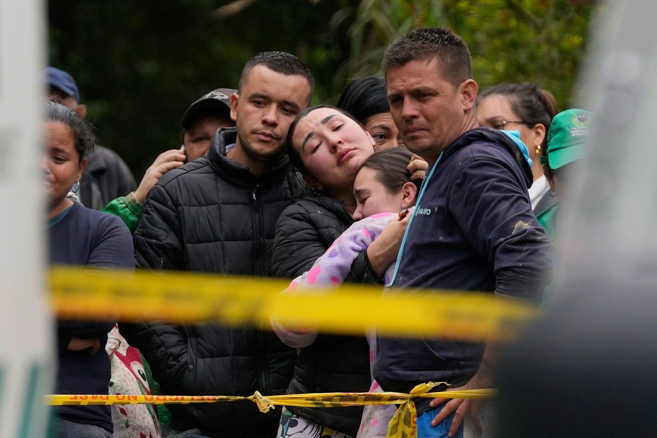 Forensics work in Colombia after mudslide.