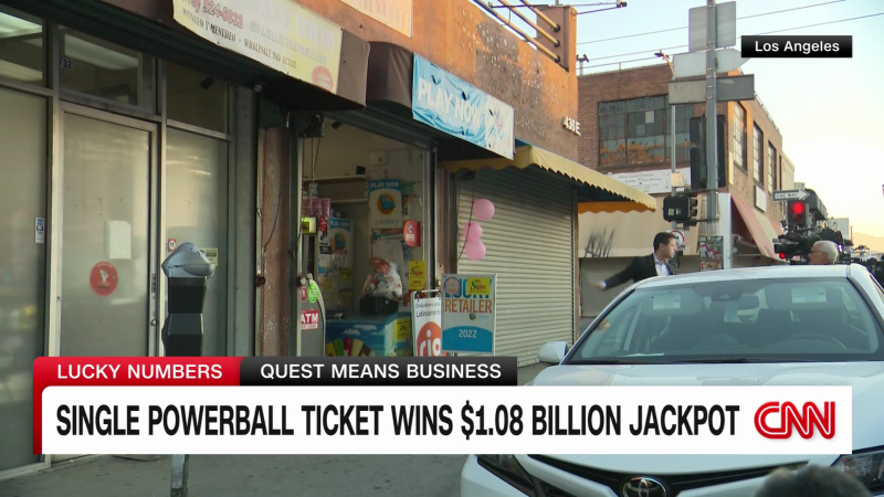 Lone Powerball ticket wins $1.08 billion jackpot | CNN