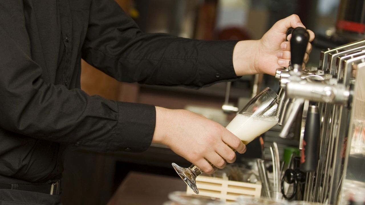 Young bartender STOCK