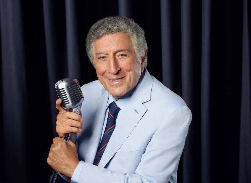 Tony Bennett is pictured in 2016 ahead of a television program celebrating his 90th birthday.