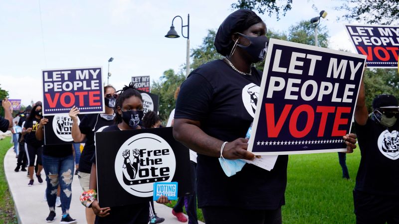 NextImg:Florida group files federal lawsuit against DeSantis and other state officials over voting rights of prior felons | CNN Politics