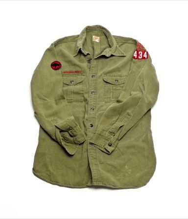 "She was trying to preserve it but was also wearing and washing it," artist Jody Servon said of an interviewee who had kept her father's old boy scout shirt. 