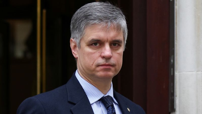 NextImg:Zelensky fires Ukrainian ambassador to the UK after "sarcasm" comments | CNN