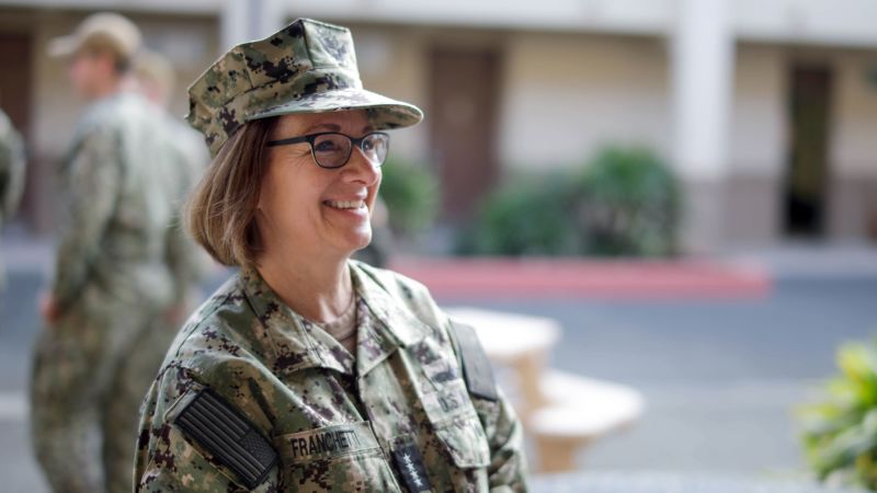 NextImg:Biden chooses Admiral Lisa Franchetti to become the first woman in US history to be top officer in the Navy | CNN Politics