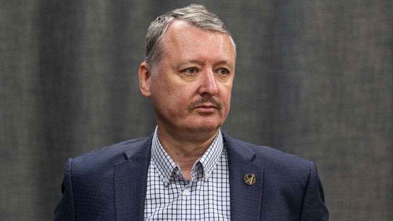 NextImg:Igor Girkin, Russian war blogger notorious for role in Ukraine, reportedly arrested in Moscow | CNN