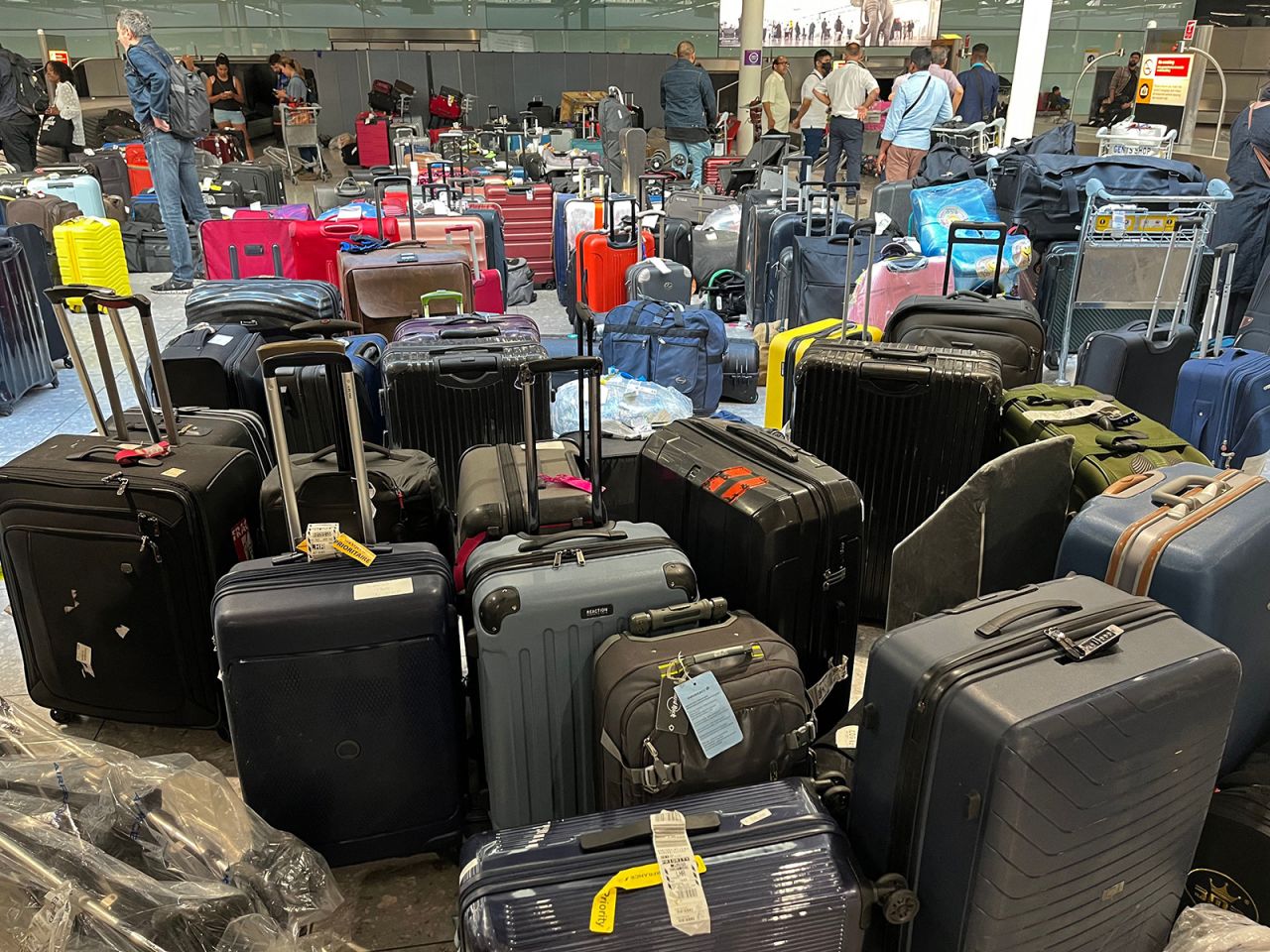 Heathrow has had problems with lost luggage for the past year.