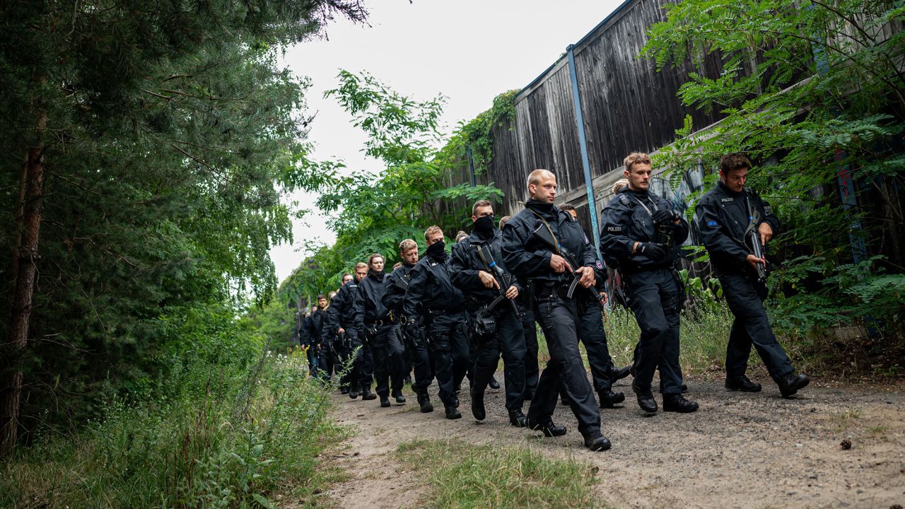 Teams searched for the suspected animal with drones and infrared cameras.