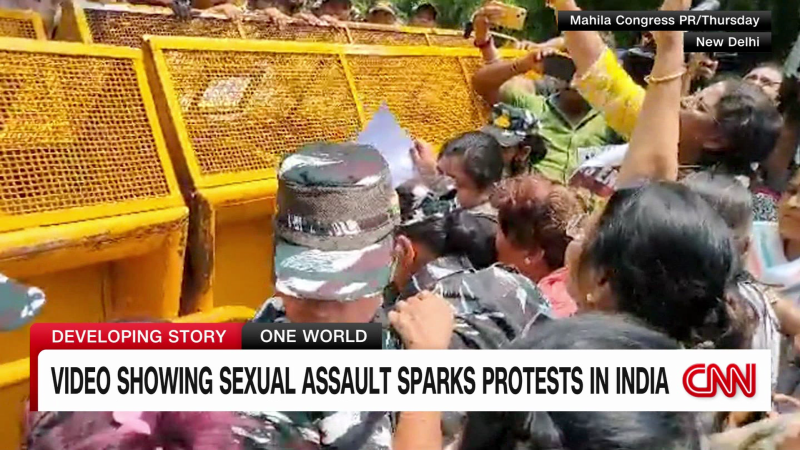 Video showing sexual assault sparks protests in India | CNN