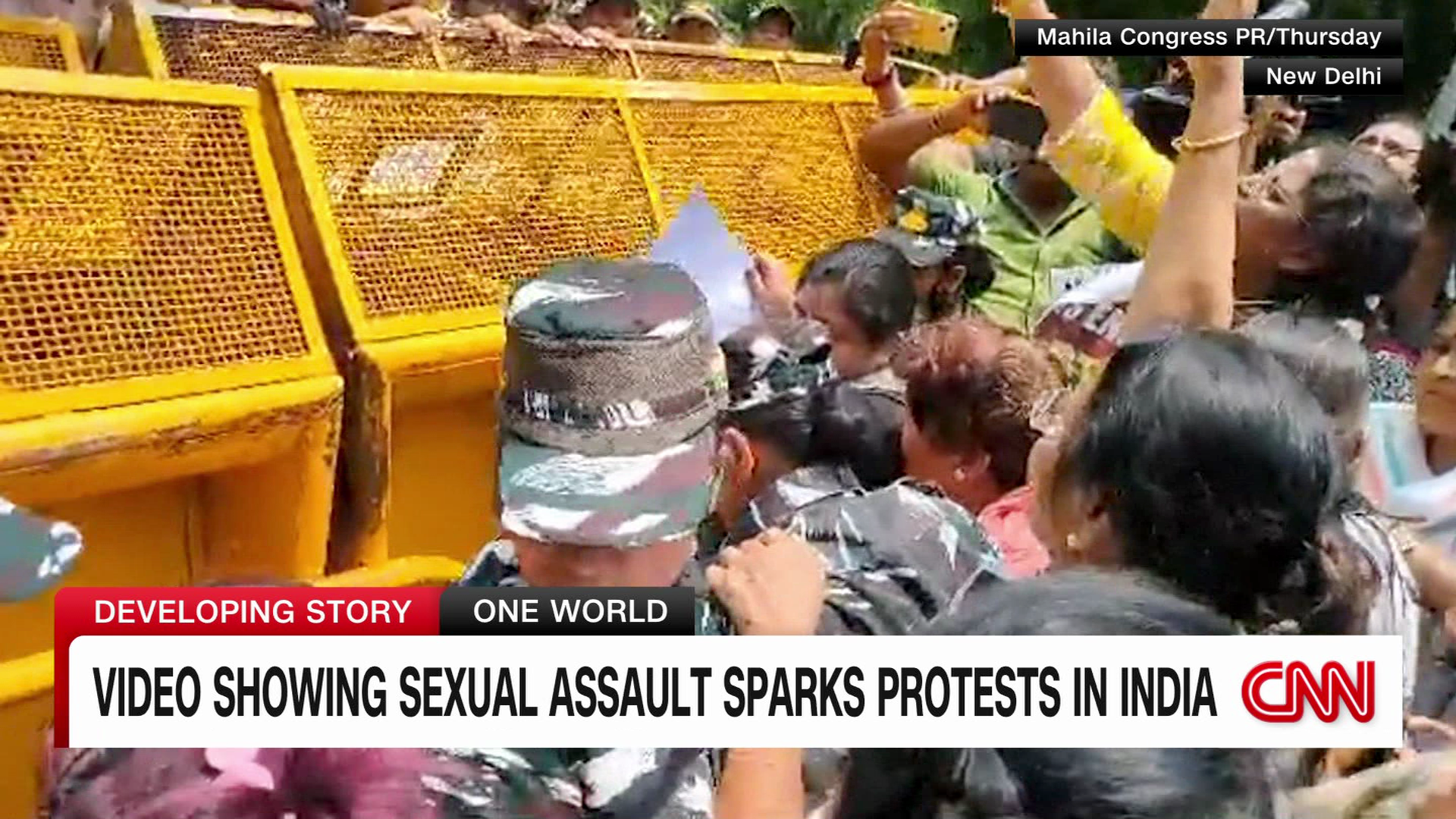 Video showing sexual assault sparks protests in India