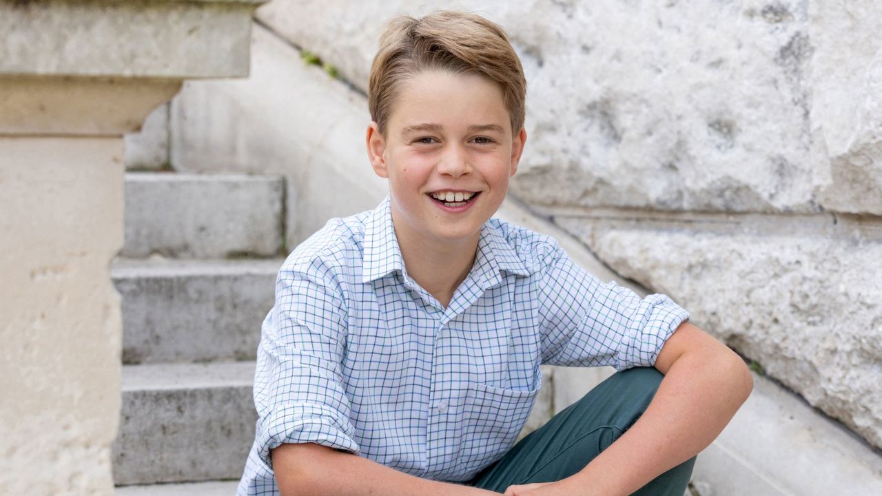 Britain's Prince George poses in this undated handout picture released by Kensington Palace on July 21, 2023.