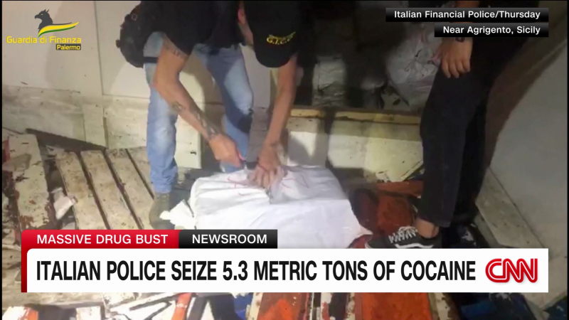 Italian police seize cocaine worth almost $1 billion | CNN