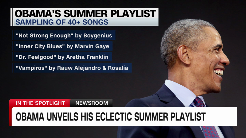 Barack Obama Shares 2023 His Summer Playlist | CNN