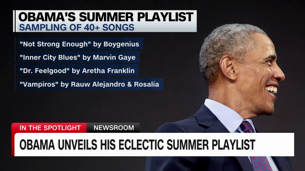 Barack Obama shares 2023 his summer playlist CNN