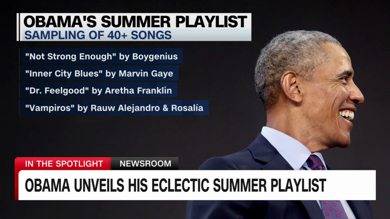 Barack Obama shares 2023 his summer playlist  | CNN