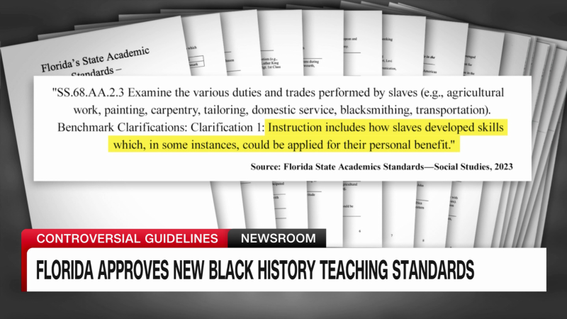 Controversy over Florida’s new Black History teaching standards   | CNN