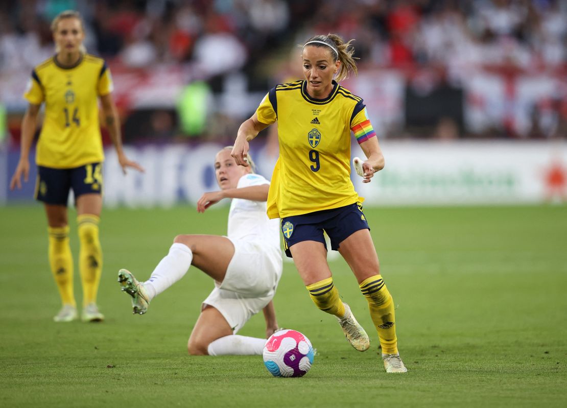Kosovare Asllani will lead Sweden out in their first 2023 World Cup game.