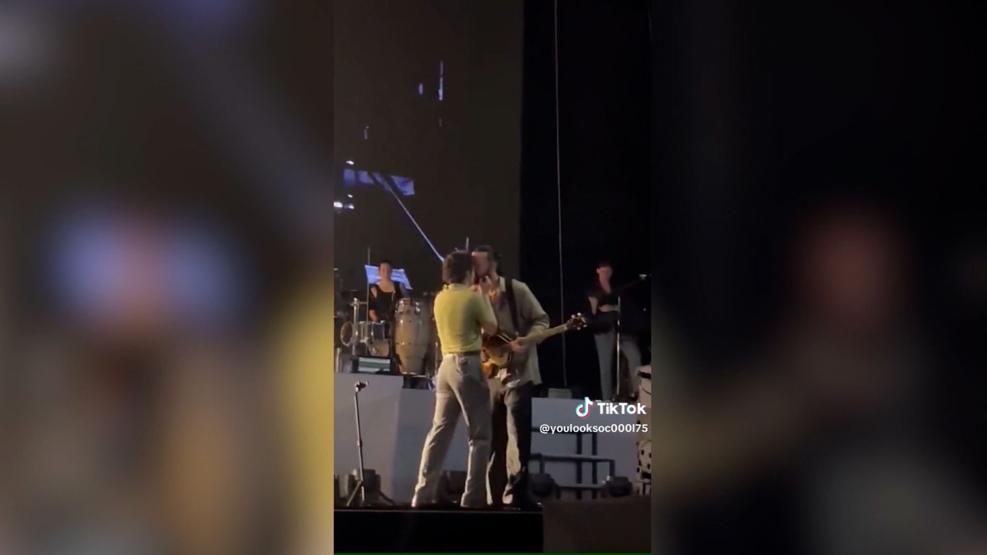 The 1975 Lead Singer Matty Healy Makes Out With Male Fan on Stage