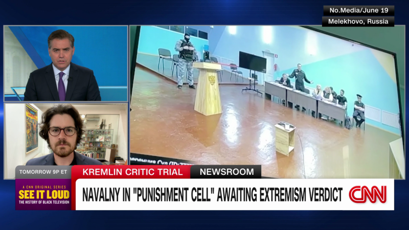 Alexey Navalny in “punishment cell” awaiting extremism verdict | CNN