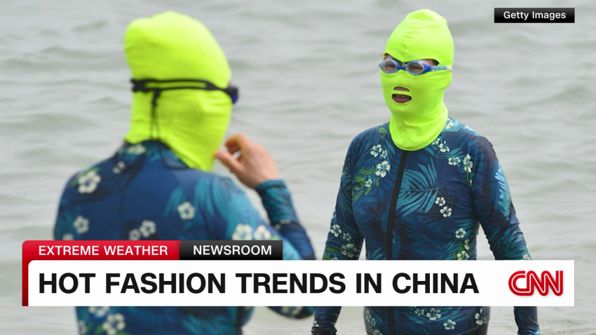 Facekini: La máscara china que protege las pieles de los rayos del