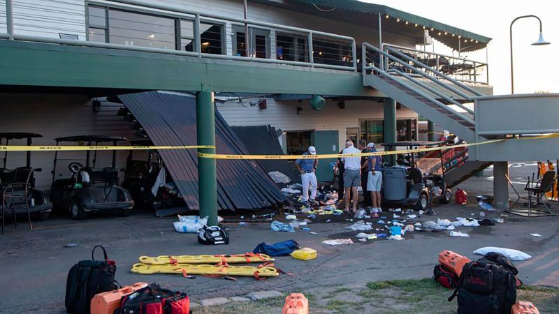 Briarwood Country Club patio collapse leaves dozens injured in Billings, Montana | CNN