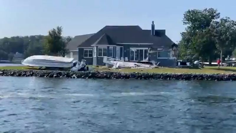 NextImg:Boat crashes into Lake of the Ozarks home, injuring 8 on board, troopers say | CNN