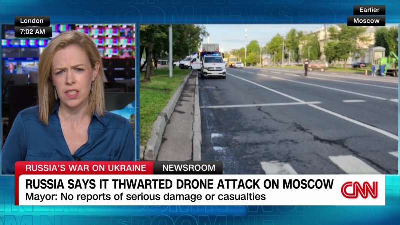 Russia says it thwarted drone attack in Moscow | CNN