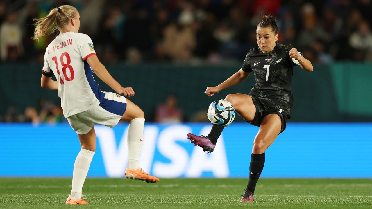 New Zealand captain Ali Riley impressed in the win against Norway.