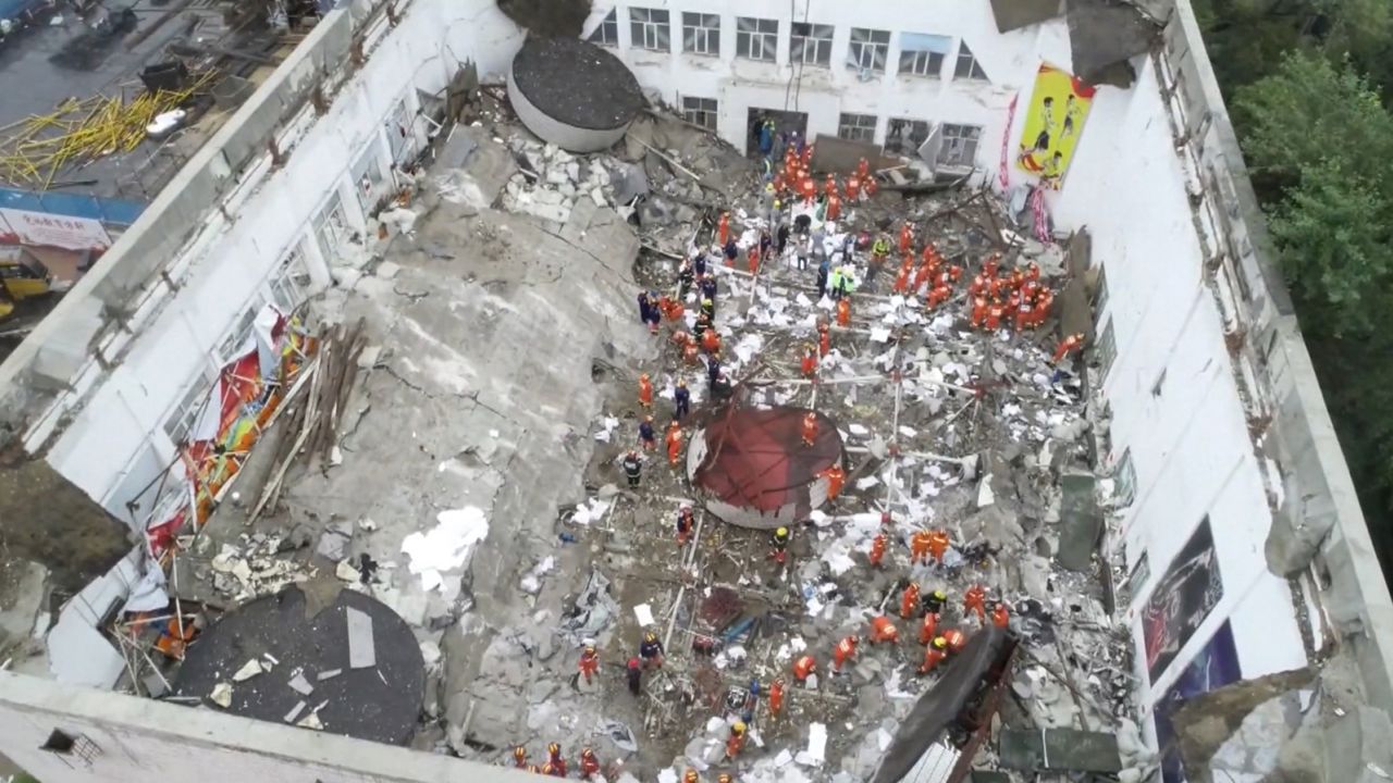 Eleven dead in China after middle school gymnasium roof collapse | CNN