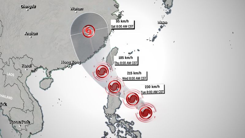 Typhoon Doksuri (Egay) Poses Risk To Philippines, Taiwan, Hong Kong And ...