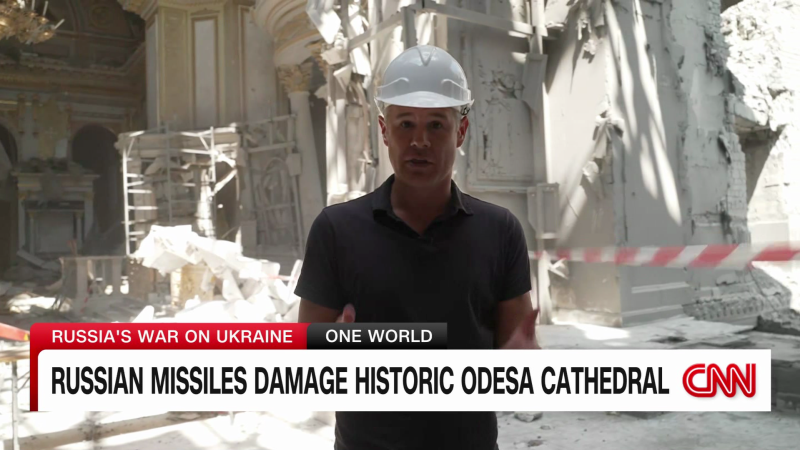 Russian missiles damage historic Ukrainian cathedral | CNN