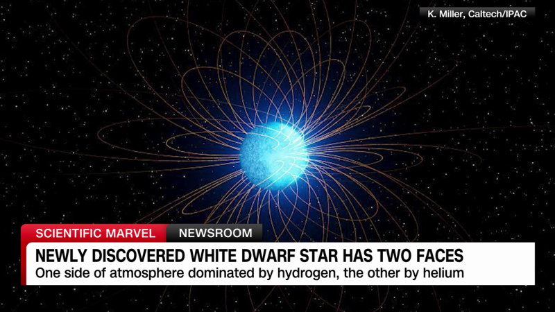 Newly discovered white dwarf star has two faces | CNN