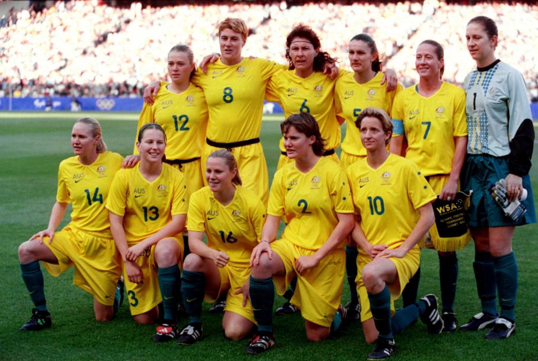 16 September, 2000 Australia team group  (Photo by Tony Marshall/EMPICS via Getty Images)