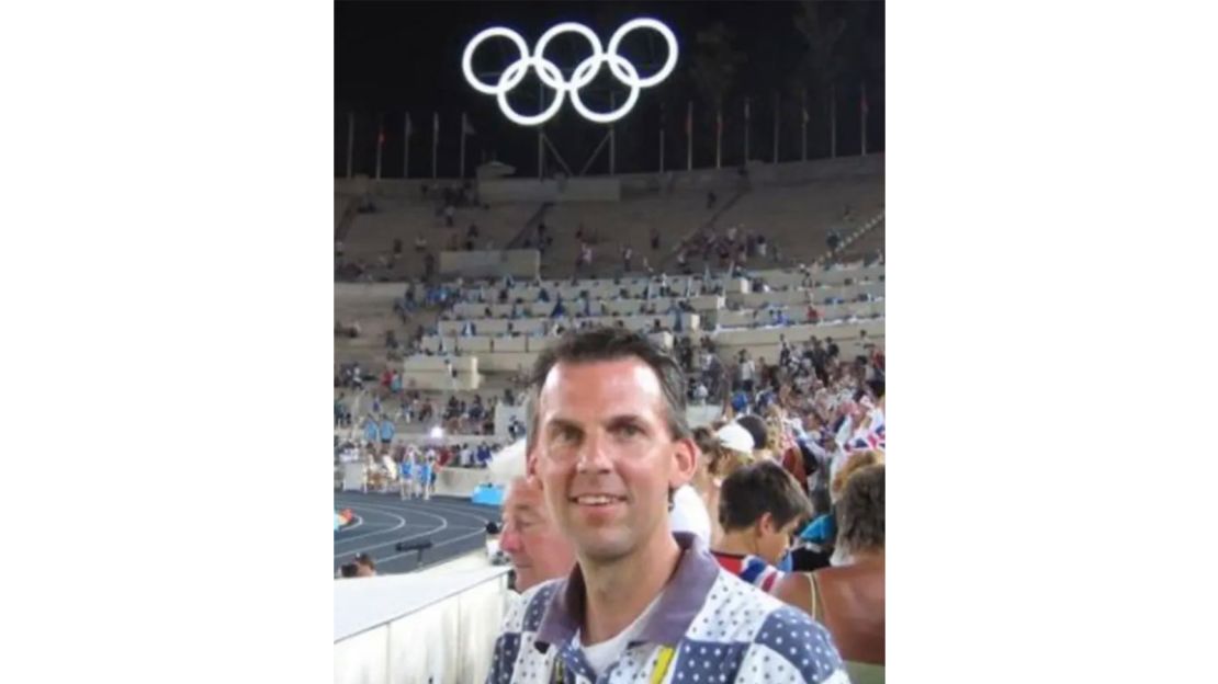 Kolkmann at the Panathinaikos Stadium during the Athens 2004 Summer Olympics.