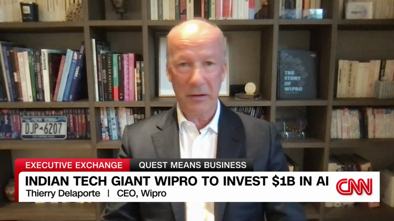 Indian tech giant Wipro to invest $1B in AI | CNN Business