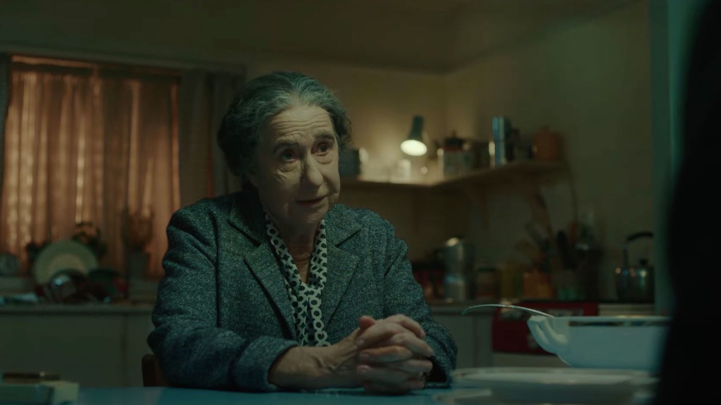 Helen Mirren as Israeli prime minister Golda Meir in the 'Golda' trailer. 