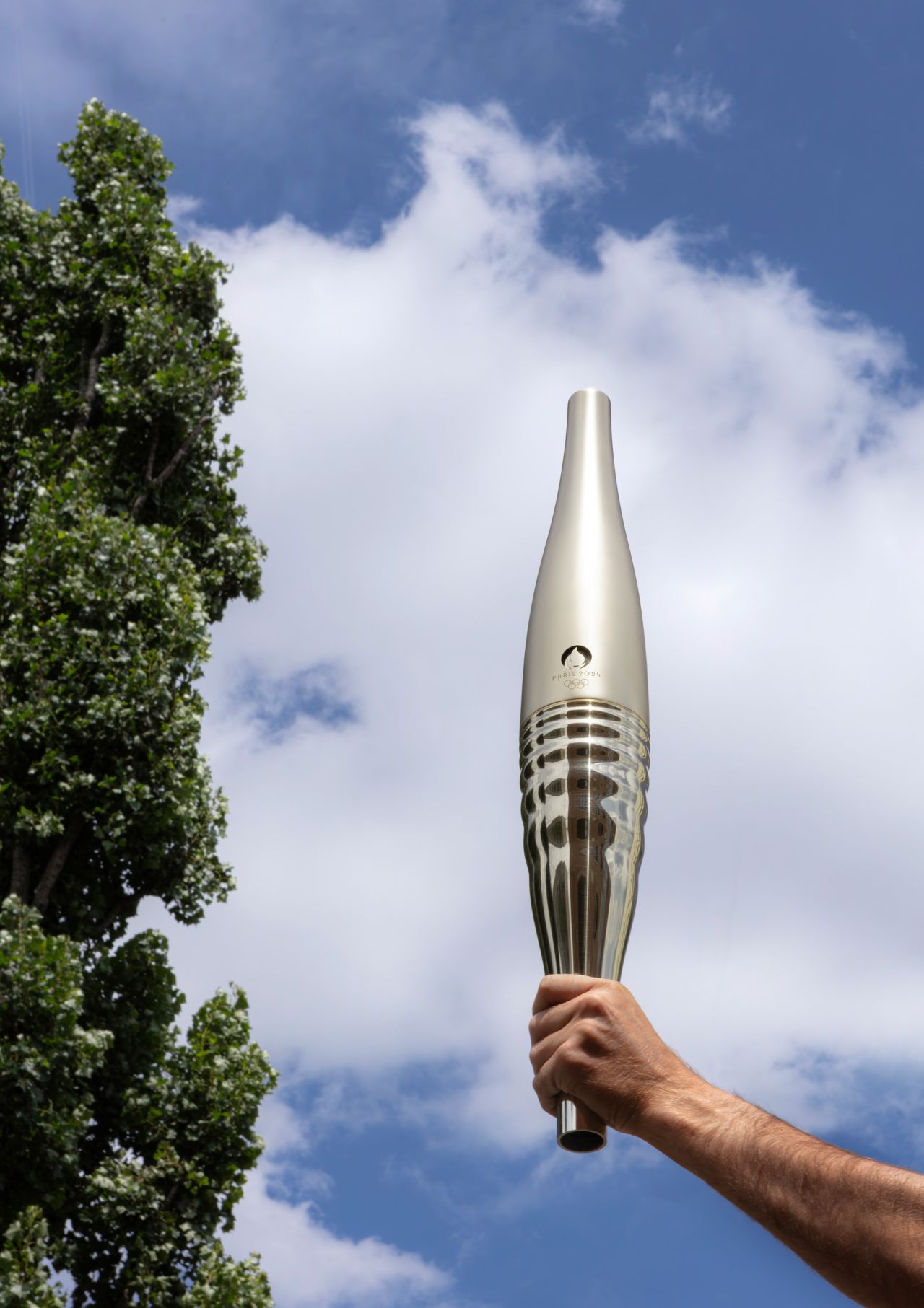 Paris 2024 Olympic and Paralympic torch unveiled by designer Mathieu