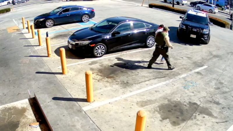 NextImg:LA County Sheriff's Department accused of excessive force as newly released video shows man yelling 'you're gonna kill me' during arrest | CNN