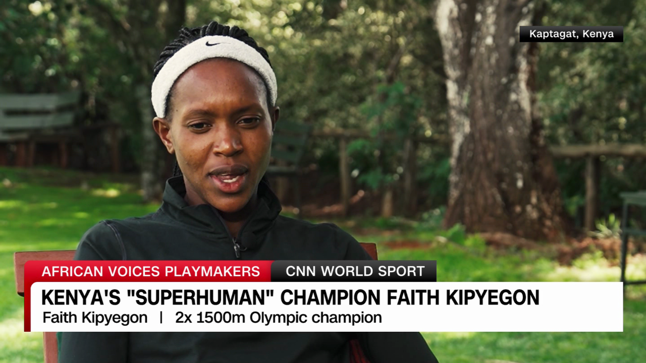 exp Faith Kipyegon African Playmakers 072608ASEG3 cnni sport_00002001.png