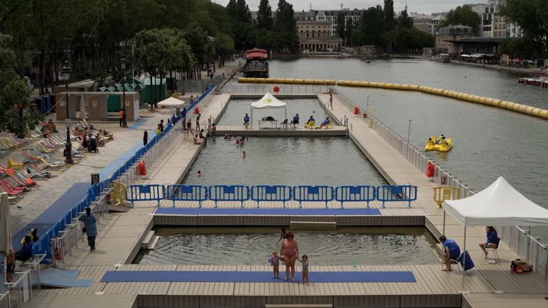 Paris Is Cleaning Up The Seine To Bring Back Swimming Events See How   230726123404 Screengrab Paris 2024 Seine Swimming 