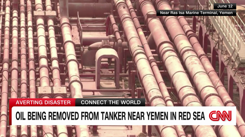 Oil being removed from tanker near Yemen in Red Sea | CNN