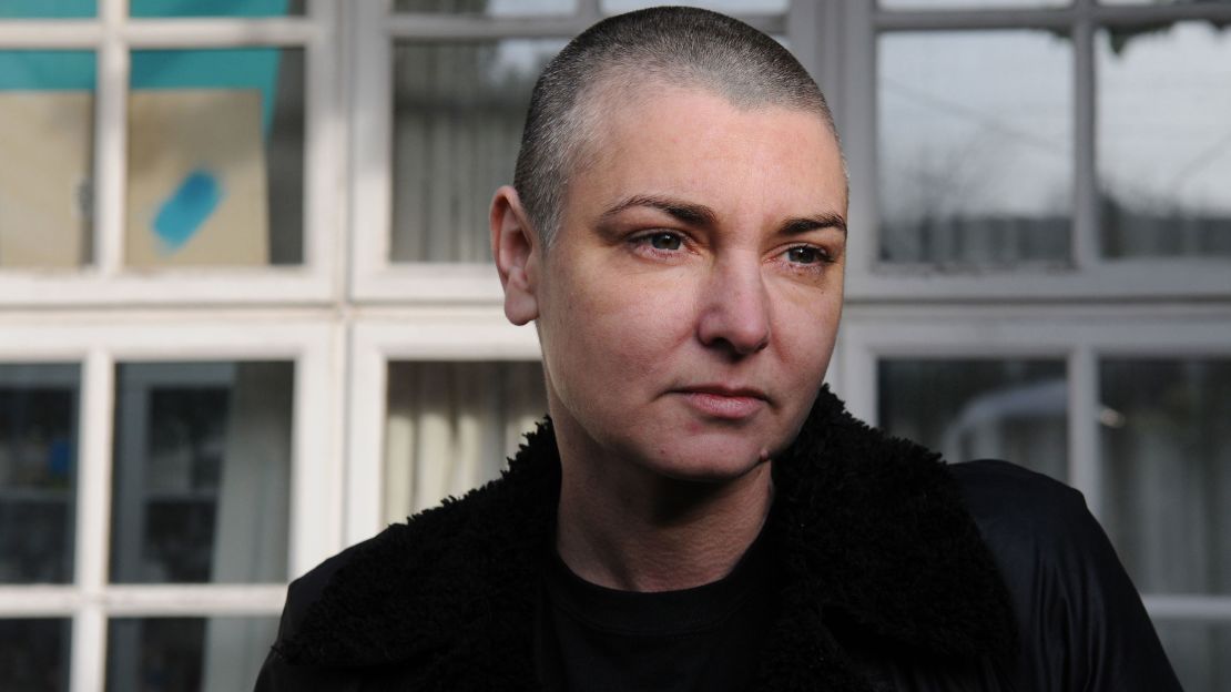 Irish singer Sinéad O'Connor at her home in County Wicklow, Republic Of Ireland in 2012.