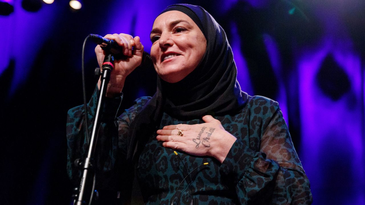 Sinéad O'Connor performs on stage at Vogue Theatre in 2020 in Vancouver, Canada. 